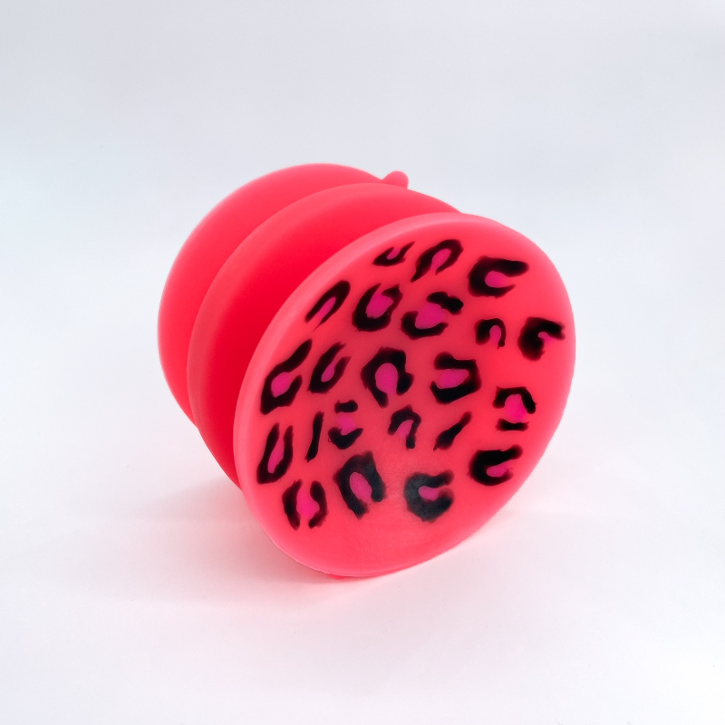 Double-sided suction cup 'Jem Leopard' UV/GITD monstrous