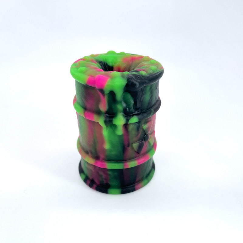 Toxxxik ‘Toxic Splatterfest' #2 soft (OO30) mini closed-end pen/stroker (trans)