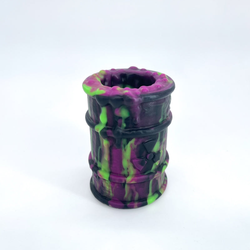 Toxxxik 'Toxic Splatterfest' #1 GITD super soft (OO20) mini pen/stroker