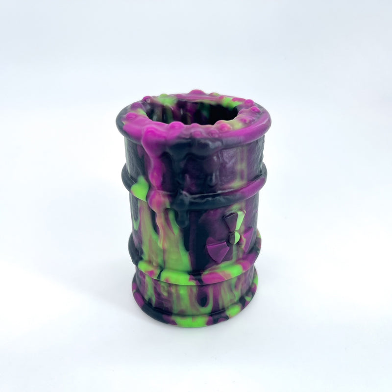 Toxxxik 'Toxic Splatterfest' #2 GITD super soft (OO20) mini pen/stroker