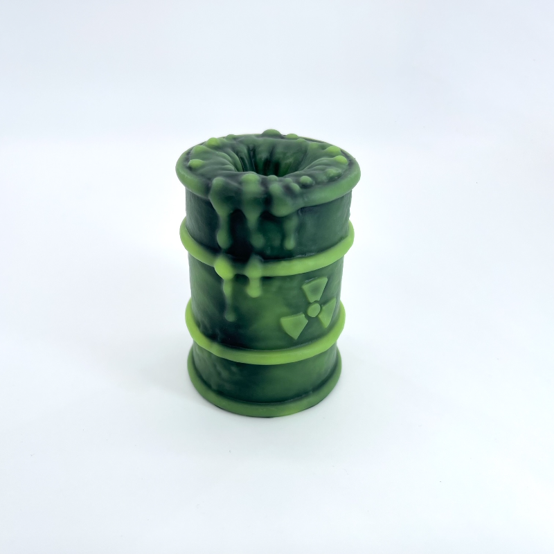 Toxxxik ‘Toxic Waste' #5 super soft (OO20) mini closed-end pen/stroker (trans)