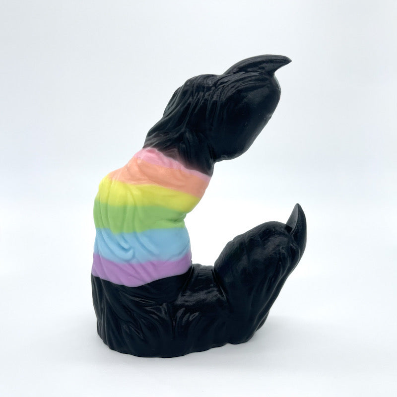 Wölfing 'Black Rainbow' x-small super soft (OO20)