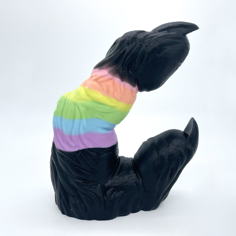 Wölfing 'Black Rainbow' medium super soft (OO20)