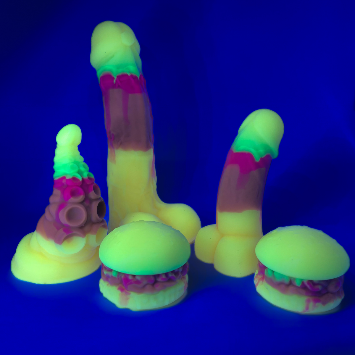 Burgore 'Burgy Nights' UV #2 squishy stimtoy soft (OO30)