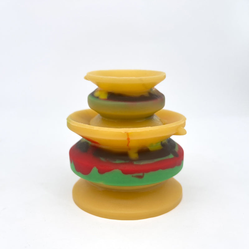 Double-sided suction cup 'Burger' mini + small FLOP