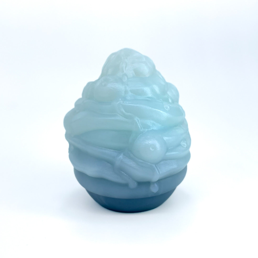 Eye Scream 'Roll For Frost Damage!' #2 medium (OO50) kegel/love egg GITD