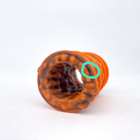 Toxxxik UV Orange #2 medium OO50 FLOP *NEW STROKER/MINI PENETRABLE