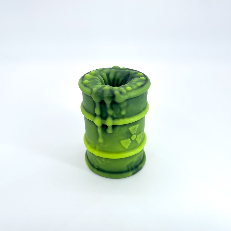 Toxxxik ‘Toxic Waste' #3 super soft (OO20) mini closed-end pen/stroker (trans)