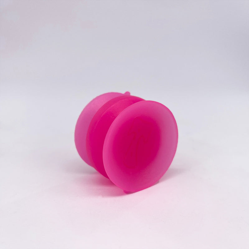 Double-sided suction cup UV Pink Sparkle mini