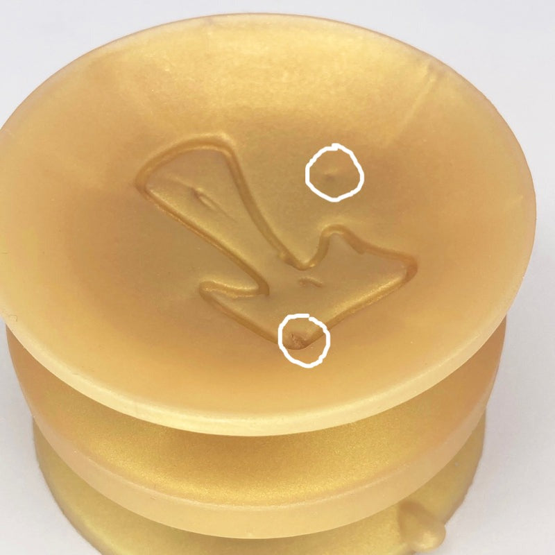 Double-sided suction cup Gold medium FLOP