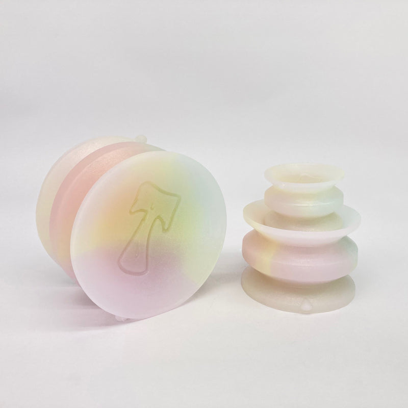 Double-sided suction cup set Pastel Sparkle Rainbow mini/small/medium #1