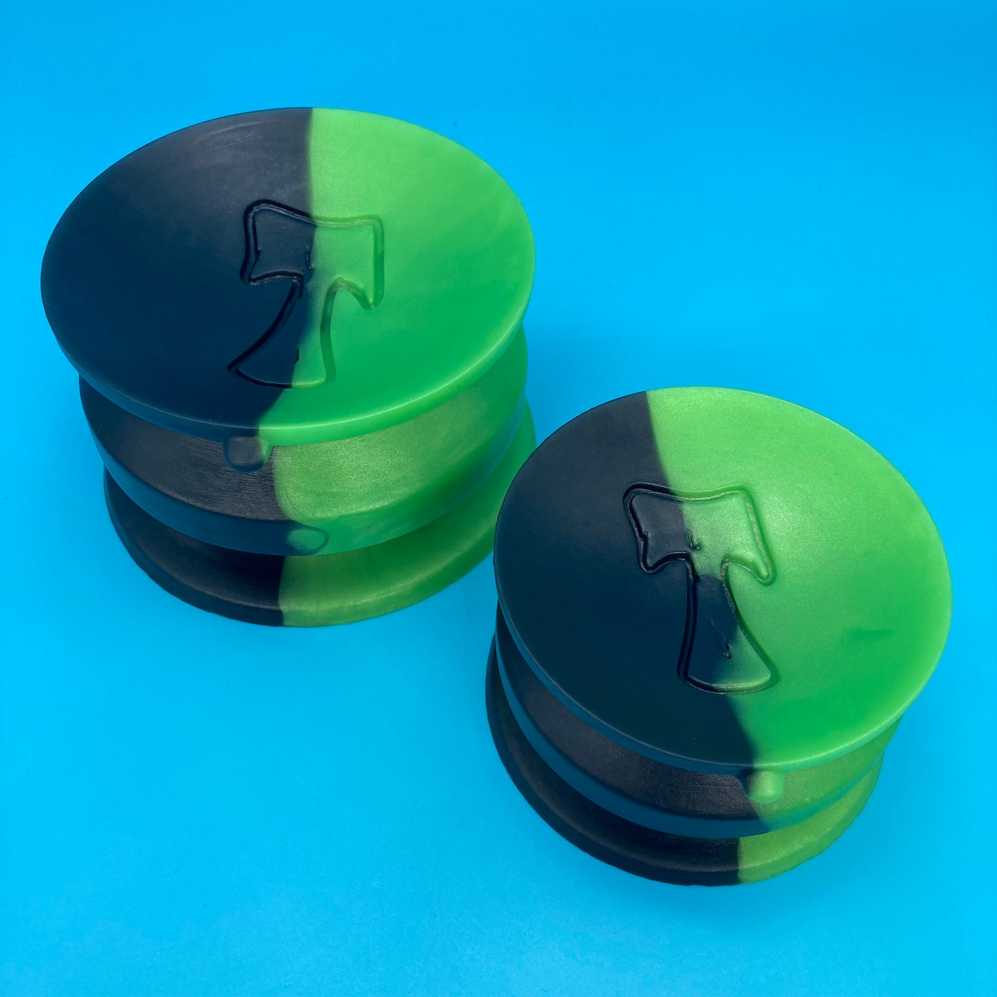 Halloween green/black double-sided suction cup set medium/monstrous