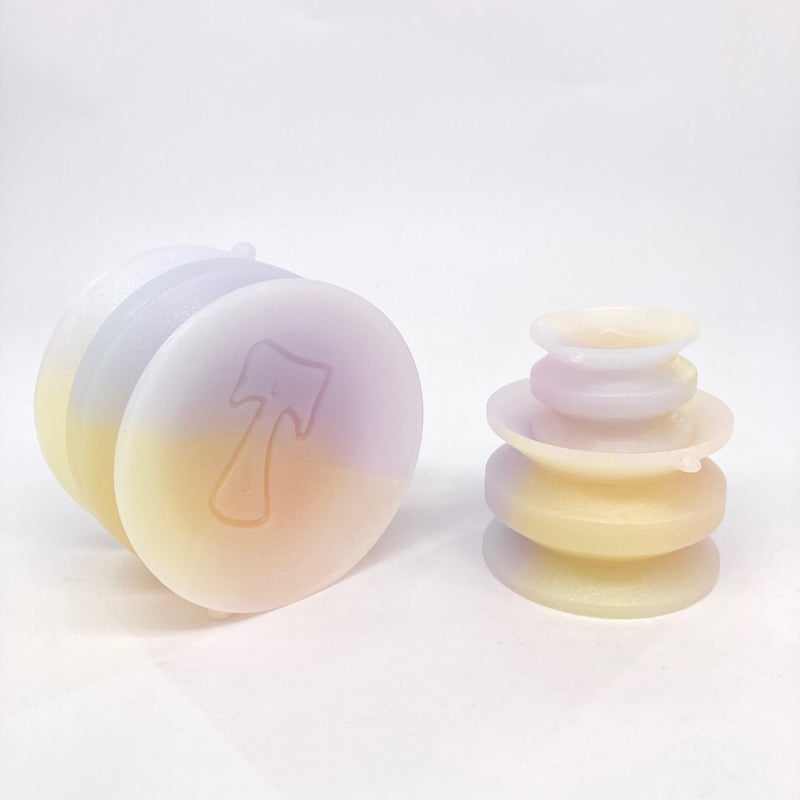 Double-sided suction cup set Pastel Shimmer mini/small/medium #1