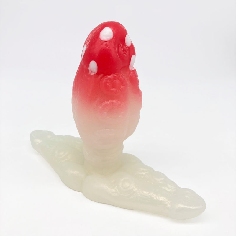 Skwee large plug large base Magical Mushroom GITD soft (OO30)