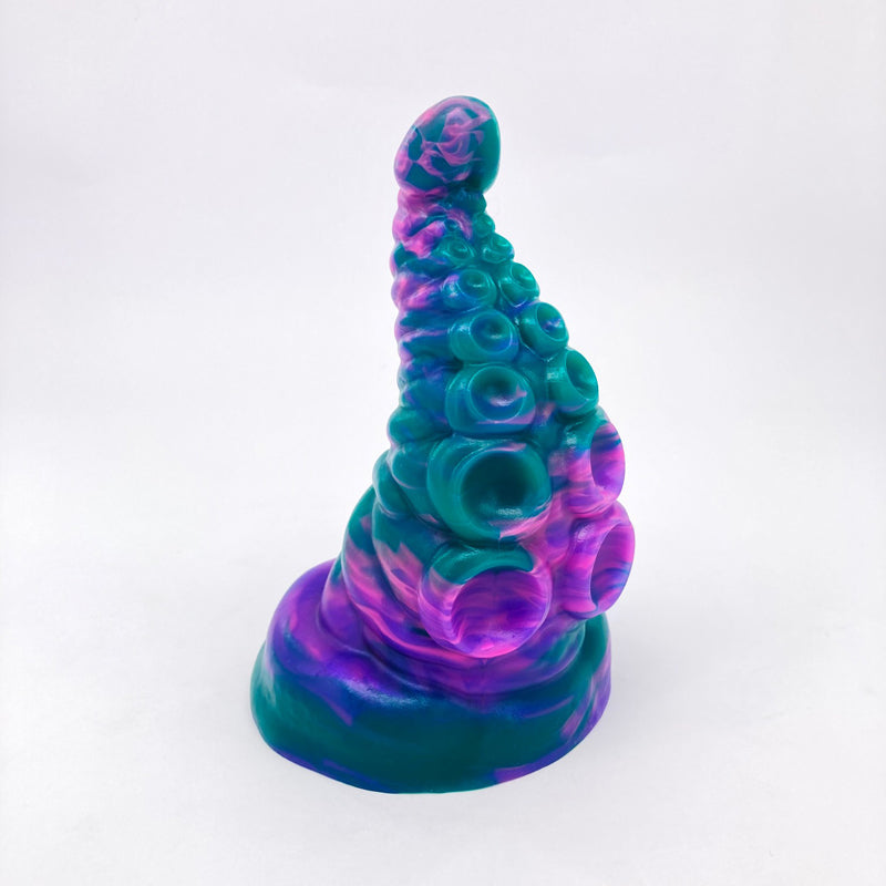 Tenton Marble Spiral dark green/pink/purple small soft (OO30)