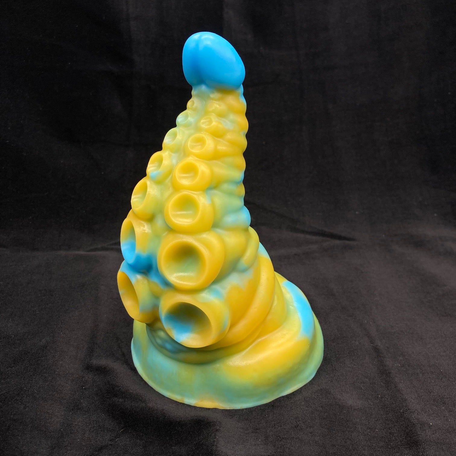 Tenton Yellow-Blue Swirl Medium Soft (OO40)