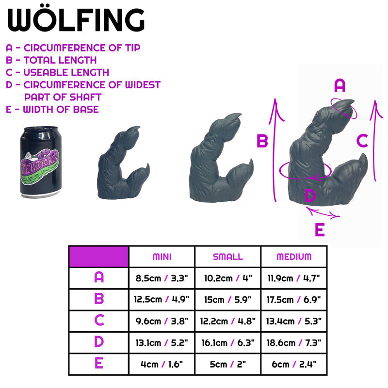 Wölfing Lesbian Pride Flag medium soft (OO30)